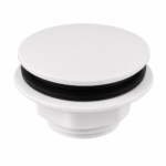 White Tap Hole Stopper Cover Plug Push Fit Rubber Seal Basin Sink Bathroom UK