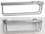 Heavy Duty Metal Gate Throw Over Loop 860mm 34" Field Farm Gate Lock Security