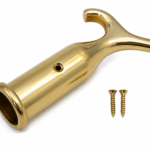 2x BRASS POLE HOOK Open/Close High Reach Traditional Wood Frame Sash Windows