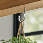 CUP HOOKS PACK Chrome Silver Metal *Screw In* SHOULDERED Ceiling Kitchen Mug Peg - Image 2