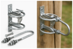 Field Gate Animal Safety Self Locking Catch Kit With Double Leg Striker & Screws - Image 2