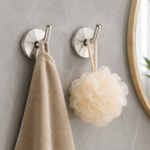 Hooks Bath Towel Robe Coat Hook Holder Hanger Stainless Steel High Shine Chrome - Image 2