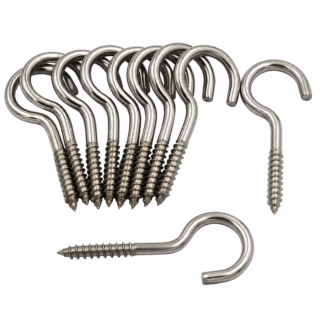 ChatGPT Image Jul 19, 2026, 01_58_34 AM Stainless Steel Screw-In Hooks - Heavy Duty, No Rust for Marine, Boat, Shed - Image 1