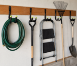 Wall Mounted Jumbo Storage Hooks Shed Garage Hanging Ladder Bike Garden Tools - Image 2