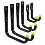 Wall Mounted Jumbo Storage Hooks Shed Garage Hanging Ladder Bike Garden Tools
