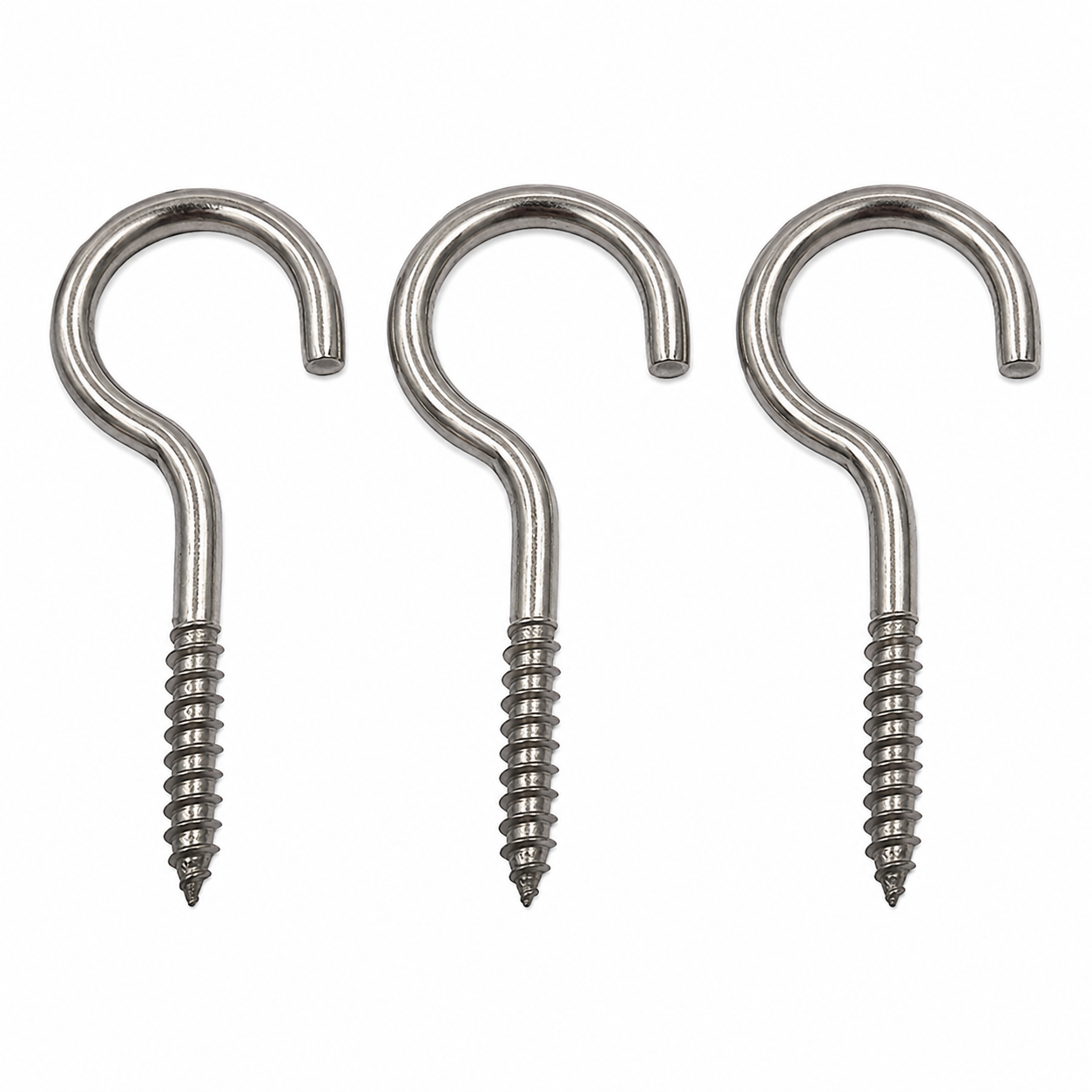 ChatGPT Image Jul 19, 2026, 02_06_54 PM Screw In Hooks ALL SIZES Stainless Steel Marine Boat Garden Shed Hook Heavy Duty - Image 1