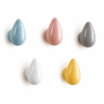 Ceramic Hooks Wall Hook Colorful Raindrop Wall Hook Wall Mounted