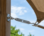 Turnbuckle Wire Tensioner Strainer Stainless Steel Hook and Rope Cable Tension - Image 2