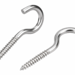 Screw In Cup Hooks Ceiling Heavy Duty Wood Thread Steel Zinc Plated