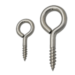 Screw In EYE HOOKS ALL SIZES Stainless Steel Marine Boat Garden Hook Heavy Duty