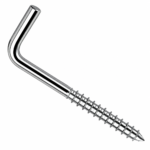 L Hook Screws Heavy Duty Square Cup Hooks for Hanging Screw in Wall Hangers