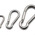 Stainless steel carabiner snap spring hook A4 316 clip marine grade rope