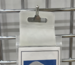 100 Euro Hang Tab Self Adhesive Flexi 50mm X 50mm BOOKLETS Hanging Tabs Hooks - Image 2