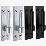 Heavy Duty Pair Of Hook on Plates 12mm 16mm 19mm Gate Pin Hinge Bracket Hanger