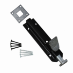 Heavy Duty Foot Bolt 8" (200mm) Gate Door Footbolt Floor Lock Black