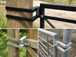 Heavy Duty Throw Over Loop Gate Latch 12", 14" for 3" Wide Farm Field Gate - Image 2