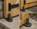 Gate Hooks To Weld with Straight End Base Self Colour with 19mm Pin - Image 2