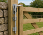 Gate Garage Drop Bolt Heavy Duty 12" 18" 24" Bolts for Garden Garage Barn Gates