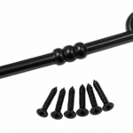 Black Cabin Hook And Eye Iron Door Heavy Duty Shed Gate 150mm- 6" Inch  S