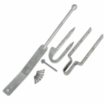 Field Gate Spring Fastener Latch 24" Catch Set Heavy Duty Galvanised