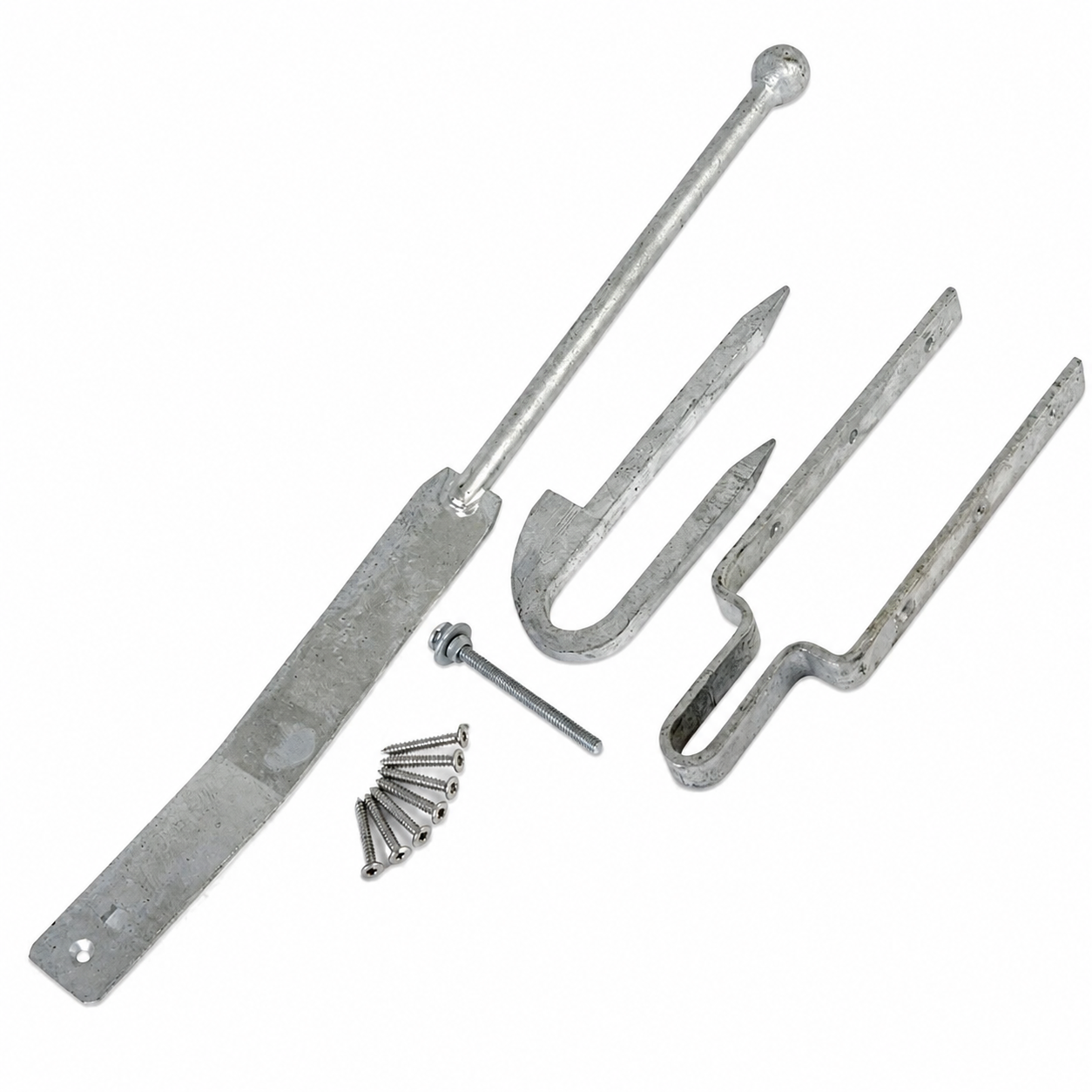 ChatGPT Image Jul 21, 2026, 10_30_45 AM Field Gate Spring Fastener Latch 24" Catch Set Heavy Duty Galvanised - Image 1