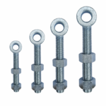 Adjustable Gate Eye Bolts + Nuts Zinc Plated 10mm 12mm 16mm 19mm 22mm