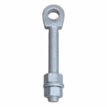 Gate Eye Bolts 8" x 32mm With Wider Flange Adjustable for Gates