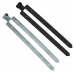 Field Gate Hinges 19mm Top Band Black Galvanised Eye for 3" Gates