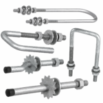 Strikers Pin for Self Locking Auto Gate Catches Latch Galvanised Field Gate