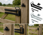 Throw Over Gate Loop Handle 18" Lockable for 3" Wide Field Farm Gates - Image 2