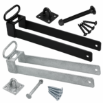Throw Over Gate Loop Handle 18" Lockable for 3" Wide Field Farm Gates