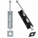Monkey Tail Bolt 12" 18" 24" 36" Inches Garage Door Drop Down Bolt For Gates