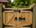 Tee Hinge 12" RING GATE LATCH BRENTON BOLT Gate Fitting Garden Gate Epoxy - Image 2