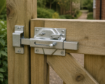 Lince Lock Chrome High Security Heavy Duty Rim Gate Shed Garage Sliding Bolt - Image 2