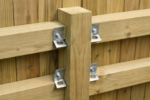 Heavy Angle Cleats Galvanised Brackets for Fencing - Image 2