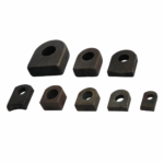 2 x GATE EYES TO WELD (RADIUSED EDGE FOR ROUND TUBE) iron field gate hinge