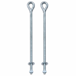 Eye Bolt Welded Full Thread with Nut & Washer Galvanised