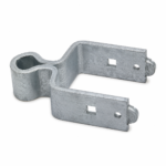GALVANISED or BLACKED FIELD FARM GATE BOTTOM HINGE BANDS (AG0019)