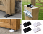 Gate Fence Support Feet Stable Stand Isolation Fence Reinforcement Accessories - Image 2