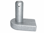 Self colour gate hook to weld flat base 16 mm farm field garden shed security