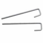 J Pins Galvanised Steel Ground Peg 200x40x6mm for Field Stock Garden Mesh Fences