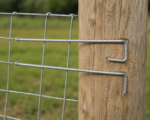 J Pins Galvanised Steel Ground Peg 200x40x6mm for Field Stock Garden Mesh Fences - Image 2
