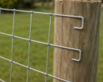 J Pins Galvanised Steel Ground Peg 300x40x6mm for Field Stock Garden Mesh Fences - Image 2