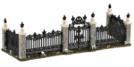 Lemax 04713 BAT FENCE GATE Set of 5 Spooky Town Accessories Halloween Decor I