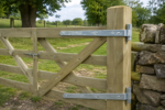 MAZE Direct High Quality Fieldgate Bands with Straight Eye on Corner Galvanised - Image 2