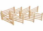 Wooden Fence & Gate Field Farm - Scale 1:24 - Kids Globe V050226 NEW