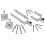 MAZE Direct High Quality Fieldgate Hinge Set on 4" x 4" Plates - Prepacked