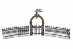 Dept 56 Village Accessories Victorian Wrought Iron Fence and Gate 56-52523 Boxed
