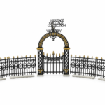 Dept 56 Village Accessories Victorian Wrought Iron Fence and Gate 56-52523 Boxed