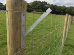 Barbed Razor Wire Bracket Galvanised Front Facing Wall Fence Security - 5 Pack - Image 2